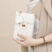 手机包女斜挎迷你小包高级感2024新款 洋气链条小包包女斜挎包秋季