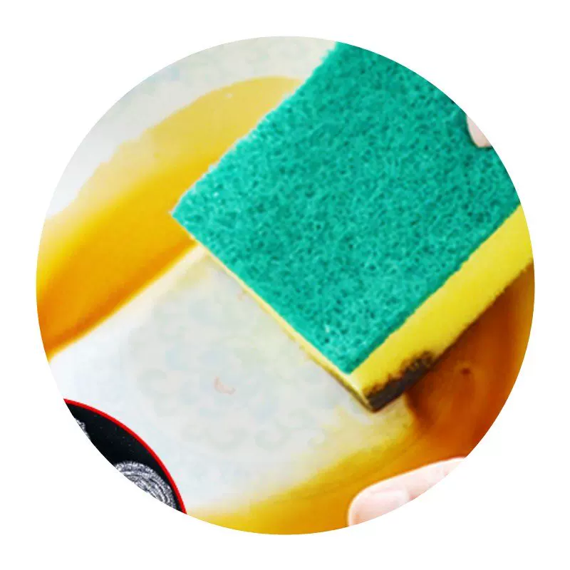 [极速Dishwashing Spong mop double-sided scourisng pad dishclo]