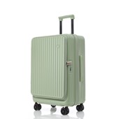 新款 侧开口扩容大容量行李箱女PC拉杆箱20寸登机旅行箱男加厚皮箱