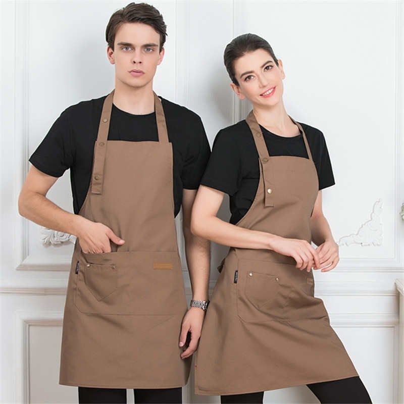 时尚帆布挂脖围裙餐饮火锅奶茶店工作围裙美甲广告围裙定制logo女,家庭/个人清洁工具,围裙,淘宝优惠券,粉丝福利购,淘宝优惠卷