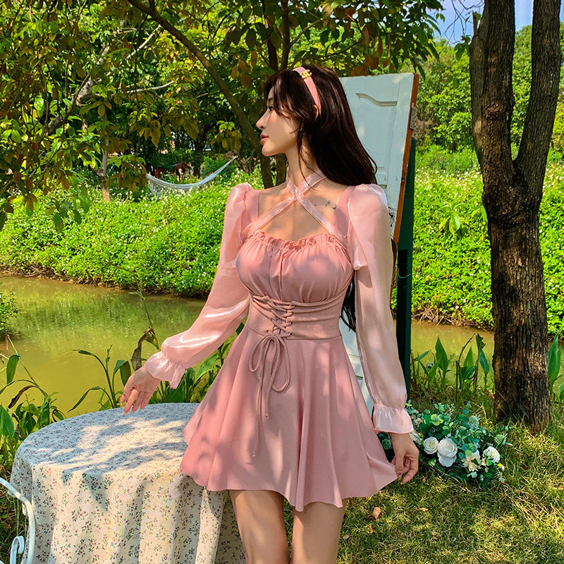 泳衣高级感微胖女孩夏大码连体钢圈大胸聚拢钢托胖妹妹裙式遮肉新