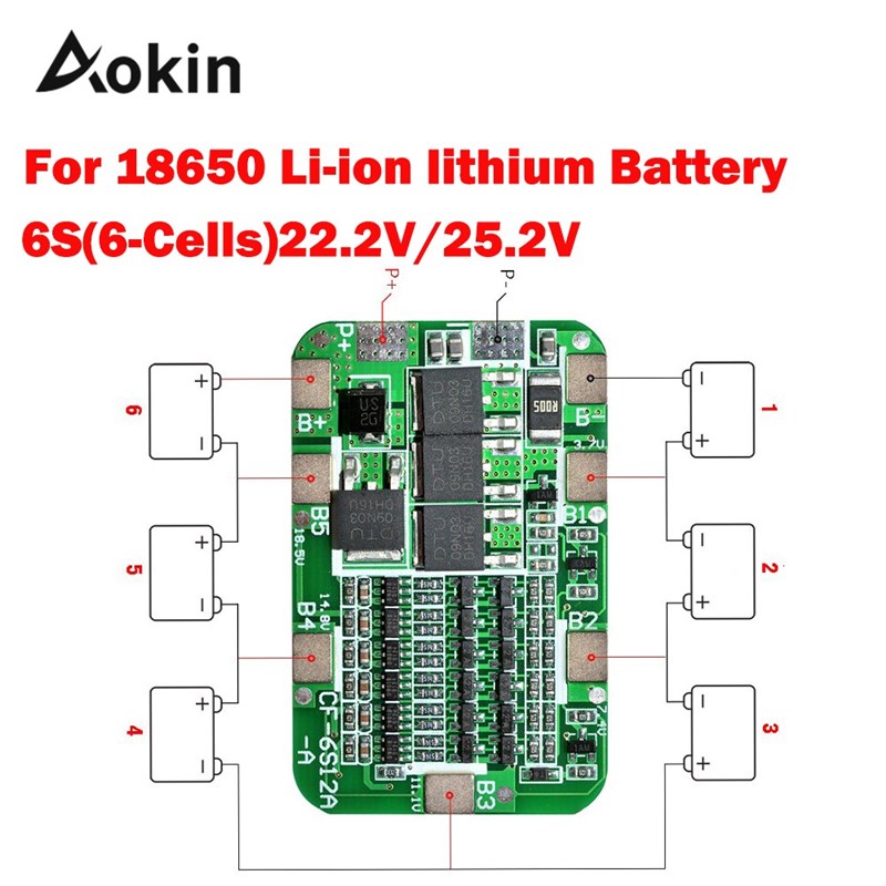 1S 2S 3S 4S 3A 20A 30A Pcb Bms Protection Board  18650 Li-io