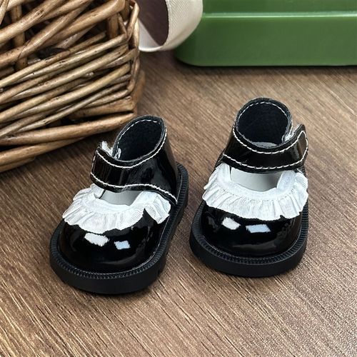 娃鞋花边公主鞋20cm厘米棉花娃娃公仔小皮鞋人形玩具玩偶配饰鞋子