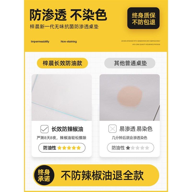 【软核星】pvc软玻璃透明桌布防油防水免洗塑料餐桌垫茶几水晶板,居家布艺,桌布,淘宝优惠券,粉丝福利购,淘宝优惠卷