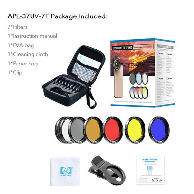 推荐7in1 Full Filter Lens Kit Full Red Yellow Color ND32 CPL