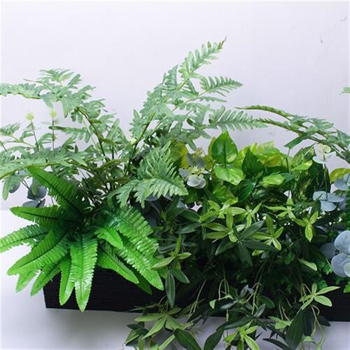 仿真绿植造景组合室内户外花箱花槽假花摆设仿生花草盆栽装饰摆件