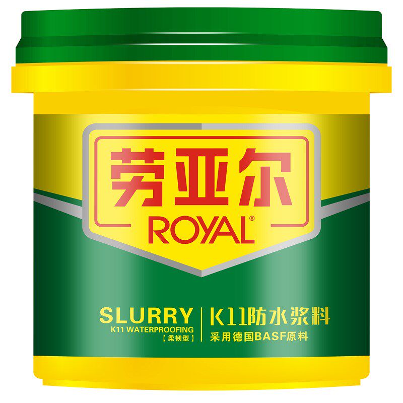 劳亚尔k11防水柔韧型厨房卫生间房顶阳台地下室防水涂料柔性17kg
