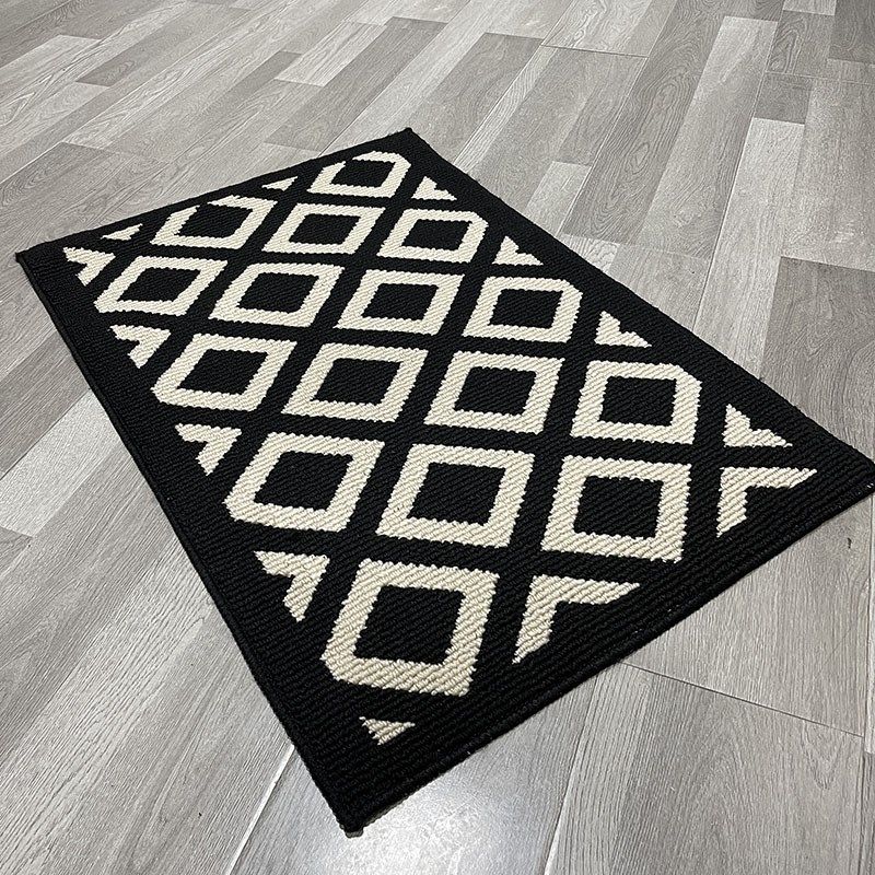 奶油风入户门脚垫进门地垫家用门垫玄关耐脏门口防滑垫可机洗黑白,居家布艺,入户地垫,淘宝优惠券,粉丝福利购,淘宝优惠卷