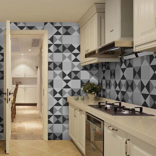 20X500cm 3D Retro Tile Floor Sticker decal Bathroom Kitchen