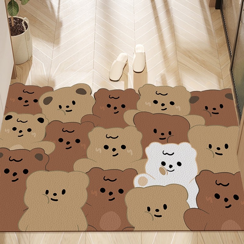 卡通橘猫入户门地垫可裁剪pvc免洗门垫门口进门玄关皮革新款脚垫,居家布艺,入户地垫,淘宝优惠券,粉丝福利购,淘宝优惠卷