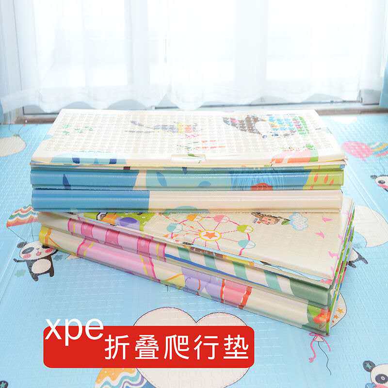 速发大号加厚隔冷防潮折叠爬行垫宝宝爬爬垫居家客厅游戏垫拼接泡