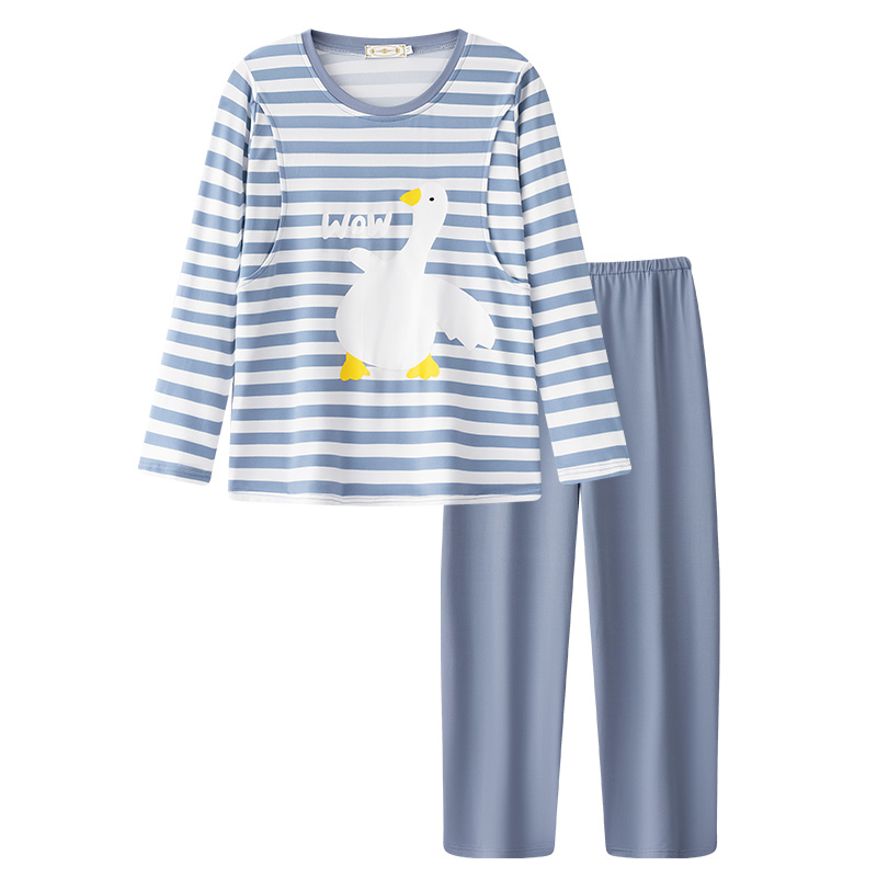 月子服夏季薄款产后哺乳睡衣孕妇女春秋纯棉产妇3月份5家居服住院