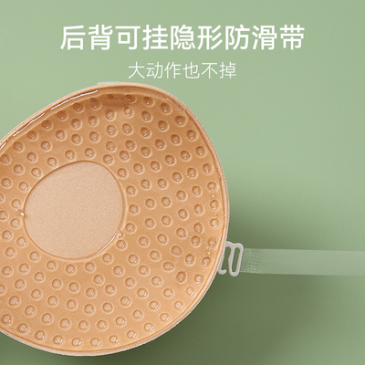 胸贴女聚拢上托小胸平胸显大拍婚纱照专用吊带用硅胶乳贴隐形文胸