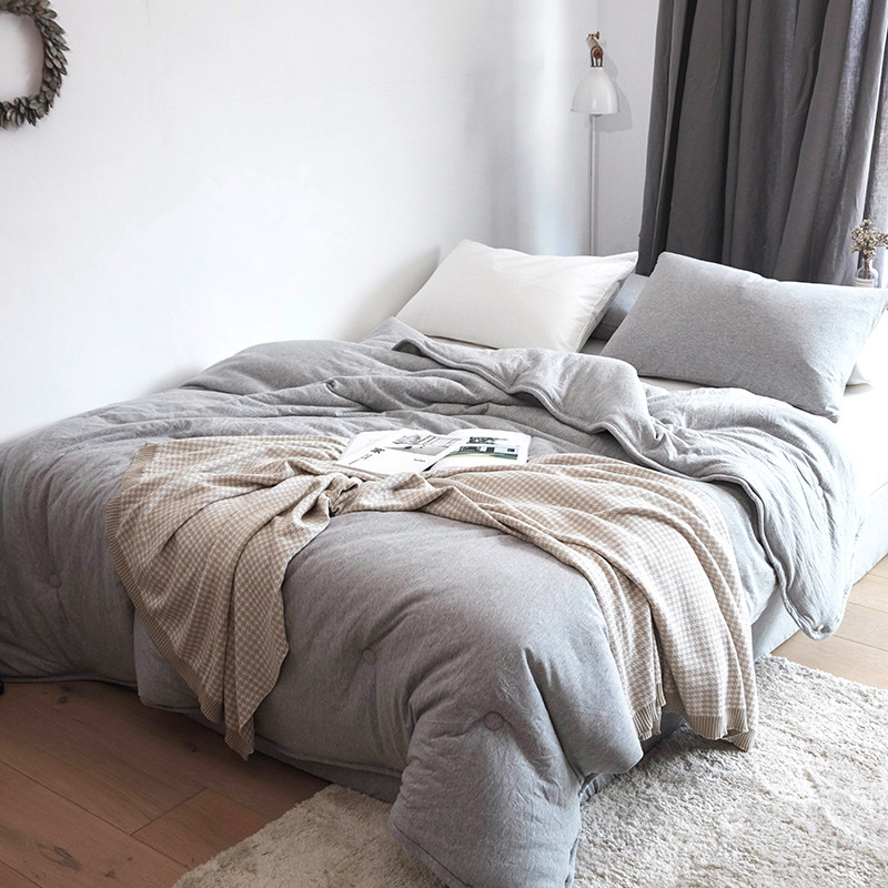 A类婴儿级别 超柔软针织天竺棉被子冬被K加厚保暖全棉冬天被芯春,床上用品,化纤被,淘宝优惠券,粉丝福利购,淘宝优惠卷