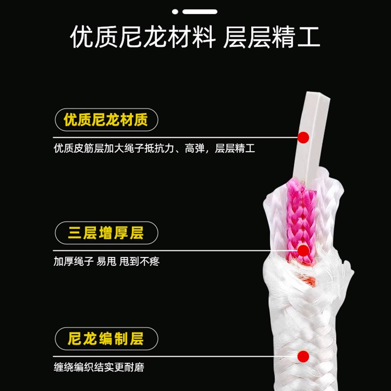 现货新健跳e绳幼儿园一年级学生初学专用跳绳初中中学生中考考试