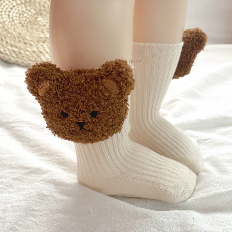 推荐Cute Cartoon Animal Baby Socks for Boy Girl Kids Soft