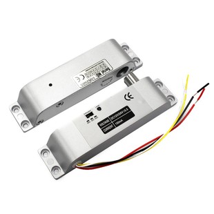 明装 24V门锁办公家用 电插锁门禁锁 木门铁门双门电锁电控锁12V