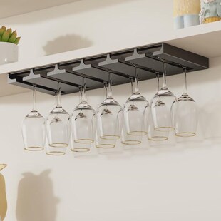 红酒杯架倒挂高脚杯收纳置物架子不锈钢家用酒柜杯子悬挂新品