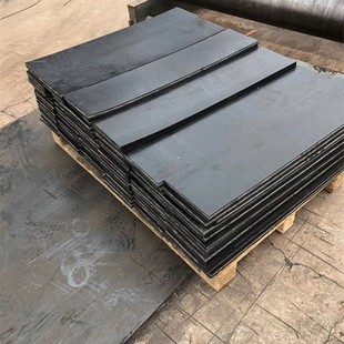橡胶垫块长方形桥梁工业减震定做夹线防滑加厚耐磨缓冲黑色橡皮板