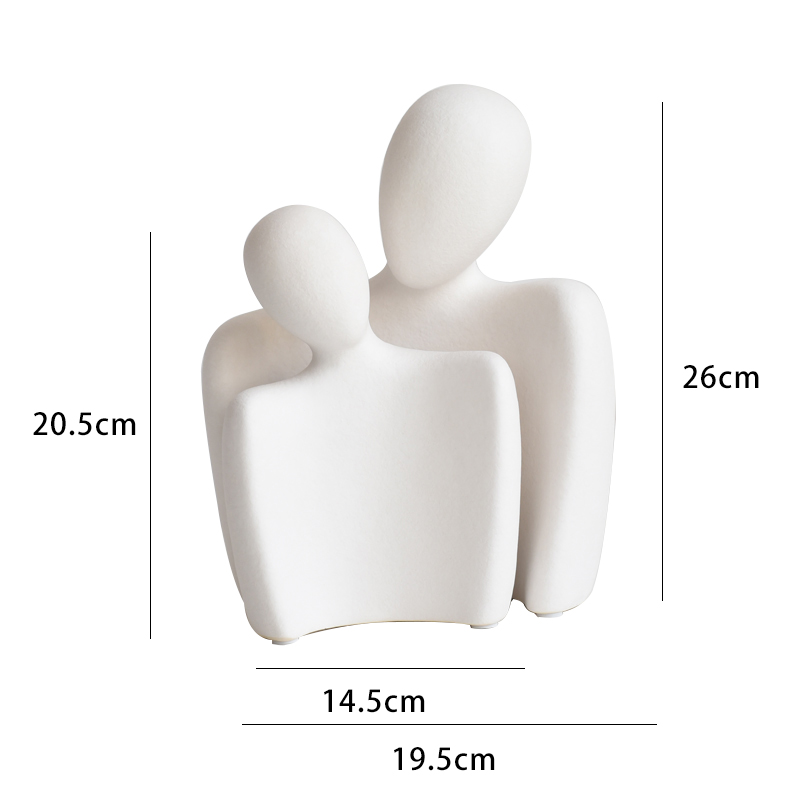 北欧现代创意抽象人物雕塑办公室客厅电视柜书柜酒柜软装饰品摆件