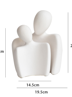 北欧现代创意抽象人物雕塑办公室客厅电视柜书柜酒柜软装饰品摆件