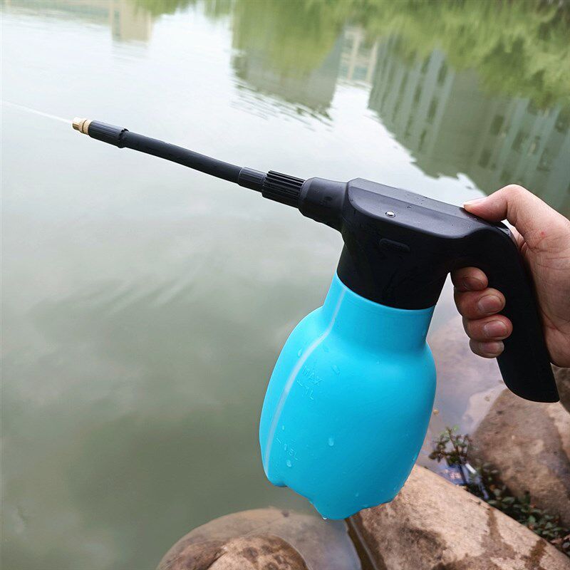 实用型1L喷水壶 小容量电动喷壶浇花喷雾消毒洒水园艺自动喷水壶