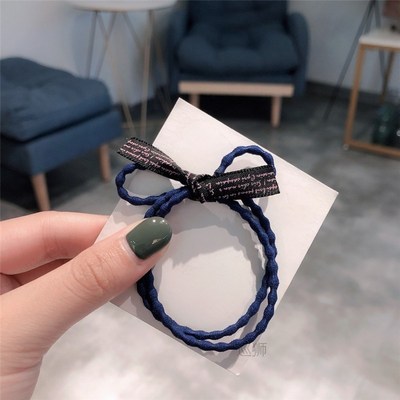 Korean version of small fresh hair rope simple lovely girl b