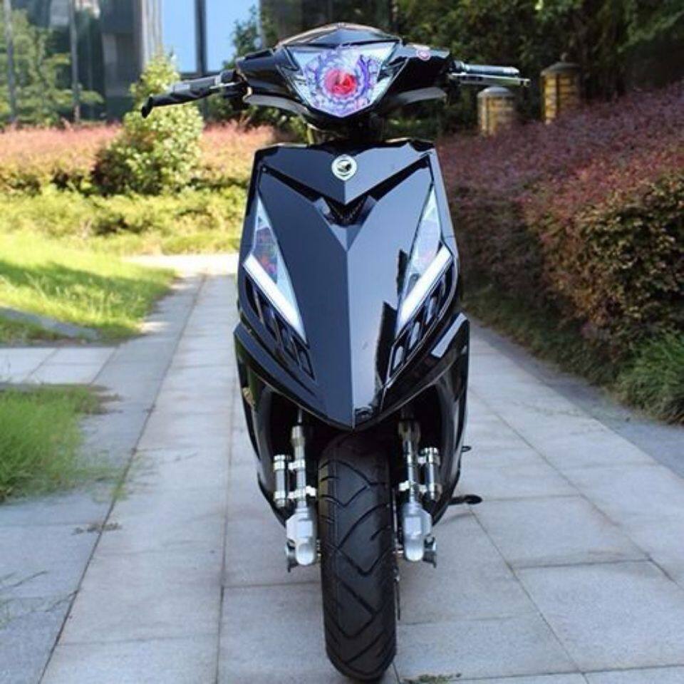 电摩托车鬼火三h代战速外壳全套电动车3代水泥灰拼色渐变改装车壳