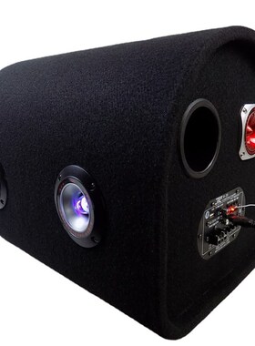 12寸隧道大功率车载低音炮插卡蓝牙音响12V24V220WV汽车改装音箱