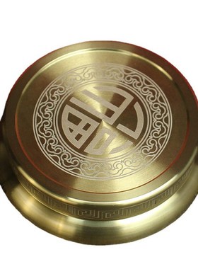 黄铜小号底座香炉底座杯垫防滑金属工艺品家具小摆件创意送礼佳品