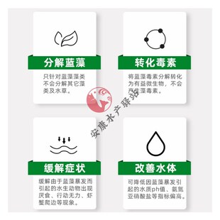 蓝藻一泼灵水产养殖速灭蓝藻克星鱼塘除藻剂绿藻蓝藻分解酶苔藻净