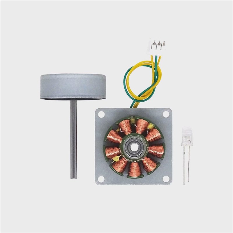 微型三相交流发电机3V-24V小功率风力手摇发电机小型无声电机马达