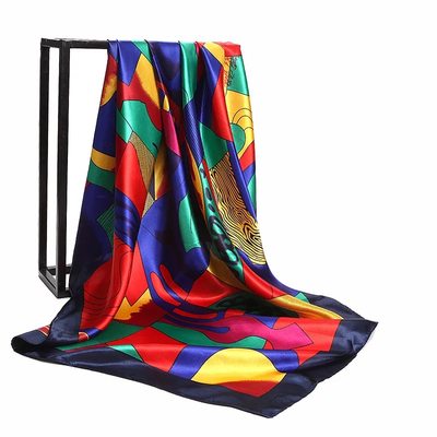 推荐2022 Fashion Kerchief Silk Satin Neck Scarf For Women Pr