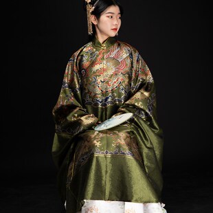 乐兴隆纺织蟒袍三团 古代龙袄布明制蟒袍汉服长袄妆花布料