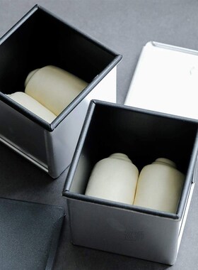 Mini Nonstick Square Loaf Pan, Aluminized Steel Bread Toast