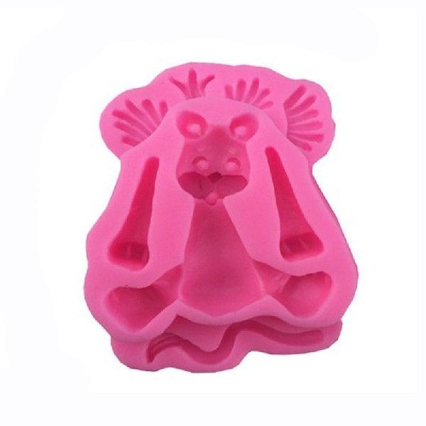 速发D Lion Giraffe Rabbit Elephant Animal Shape Silicone For