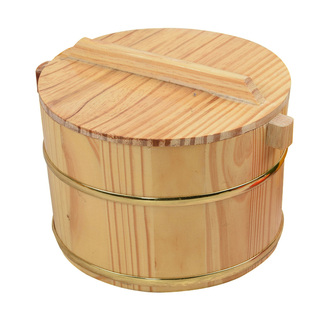 木桶饭木桶餐厅保温木桶饭餐具盖浇饭盒小饭桶寿司盛饭带盖木桶餐