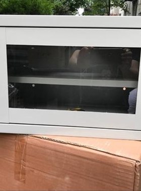 白色挂墙机柜 f6U墙柜 机柜 6U标准 530*350*300 19英寸普通