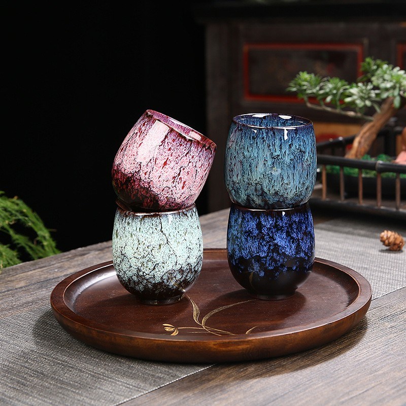 Yerba Mate Set Ceramic Tea Cup Drinking with Bombilla Straw