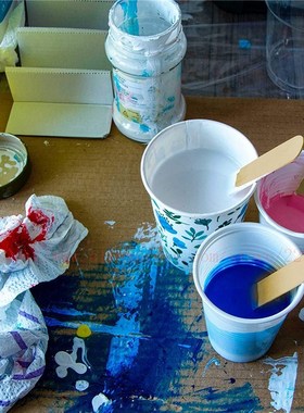 600ml Spray Gun Disposable Measuring Cups 25/50/100pcs Clear