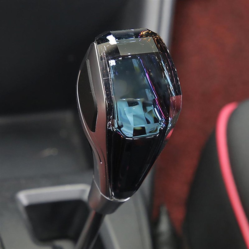 汽车改装水晶换档头排档杆波棍头 自动挡排挡头LED感应夜光档把头