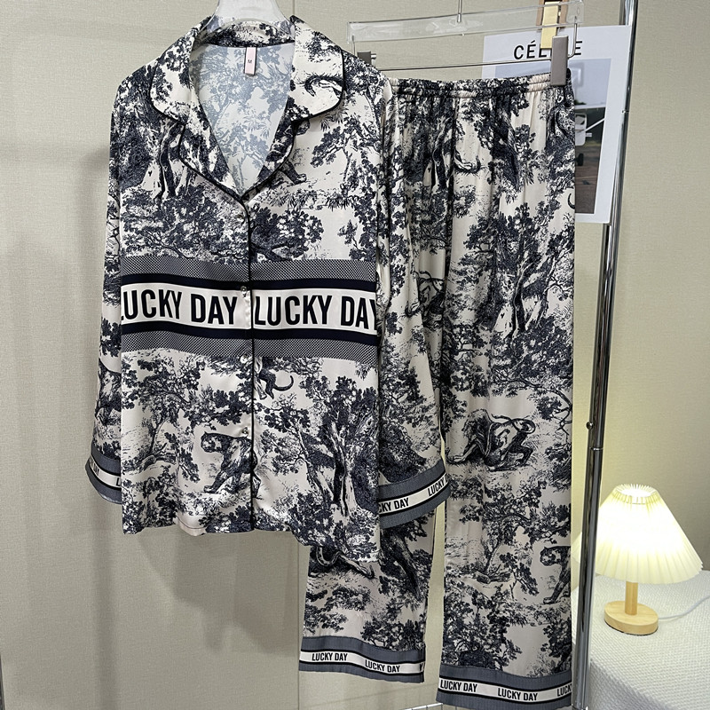 情侣睡衣女春秋款2022年新款网红男士冰丝薄款夏季长袖家居服外穿,女士内衣/男士内衣/家居服,睡衣/家居服套装,淘宝优惠券,粉丝福利购,淘宝优惠卷