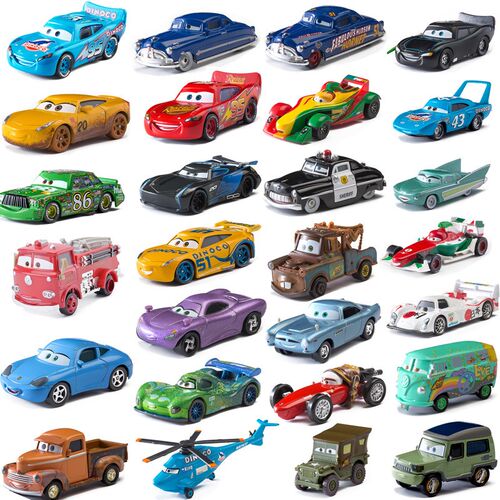 Disney Pixar Cars 2 3 Lightning McQueen Mater Jackson Storm
