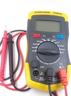 Digtital Capacitance Meter XC6013L Capacitor Tester mF uF Ci