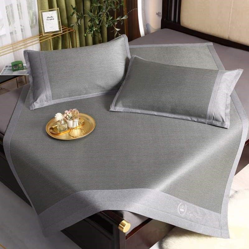 冰丝可折叠级藤席加厚水洗家用天然空调夏季夏天凉席草席子,床上用品,冰丝席,淘宝优惠券,粉丝福利购,淘宝优惠卷