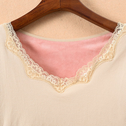孕妇保暖内衣加绒加厚产后哺乳上衣月子服睡衣喂奶秋衣秋冬季