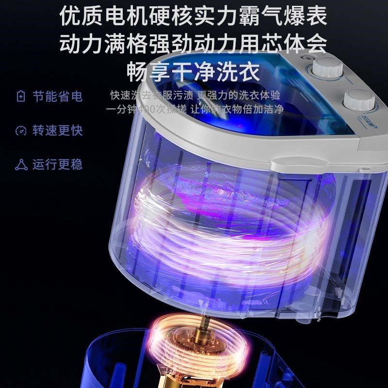 迷你洗衣机小型婴儿童宝宝洗鞋机家用洗内衣袜子半自动全自动,生活电器,超声波迷你清洗机,淘宝优惠券,粉丝福利购,淘宝优惠卷