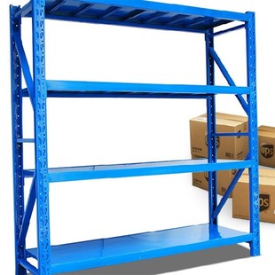 货架中型仓储调节可拆装架铁货架展示架家用理货架轻型置物架