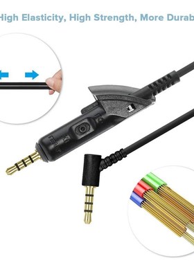 Replacement Stereo Audio Cable Extension Cord Wire for Bose
