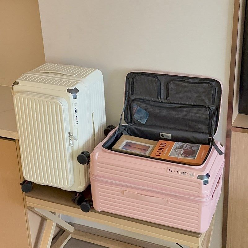 前开口行李箱女2024新款20寸大容量可扩展拉杆箱22密码旅行箱男24,箱包皮具/热销女包/男包,旅行箱,淘宝优惠券,粉丝福利购,淘宝优惠卷
